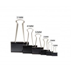 Double Clips Binder Clips - 25mm/32mm/41mm/51mm