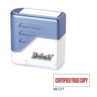 Deskmate KE-C17 原子印 - CERTIFIED TRUE COPY