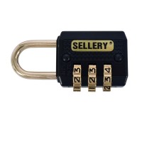 SELLERY 22-312 三碼金鉤號碼鎖-26mm