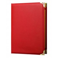 C02 - A4 合約簿 / 證書套 / 獎狀套 (PU-金角雙面) 加厚PU (滿$300免費送貨)