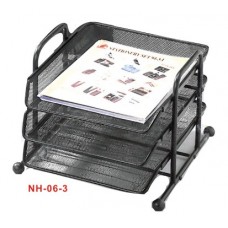 Metal Mesh A4 Letter Tray - 3 Tier