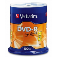 Verbatim #97177 DVD-R Life Series (16x) 4.7GB 100張裝 (最後16件) 