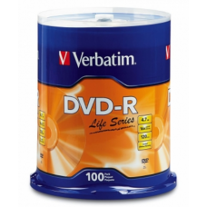 Verbatim #97177 DVD-R Life Series (16x) 4.7GB 100張裝 (最後16件) 