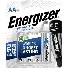 Energizer L91BP4 Ultimate Lithium AA 藍鋰電, 4s/pad