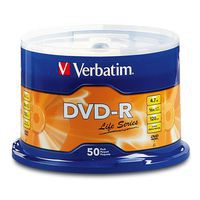 Verbatim #97176 DVD-R Life Series (16x) 4.7GB 50張裝