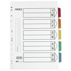 MIT 4205 A4 5級彩色紙質索引 (10套裝)