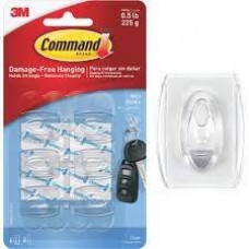 3MCommand™ Clear Mini Hooks Value Pack 17006CLR