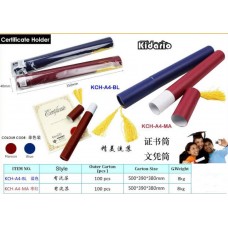 KIDARIO #KCH-A4-BL / #KCH-A4-MA 証書筒/文憑筒 (100個)