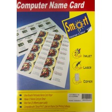 CT-222226 WATER PROOF GLOSSY NAME CARD, 30'S PACK, 90 x 54MM