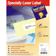 鐳射透明膠質標籤  Smart Label - Laser Clear 多款型號/尺寸