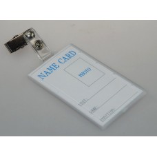 B-032A Name Card Badge with clip (50's/box)
