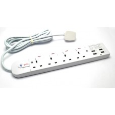 FYM S344USBH Extension Socket with USB Power Port