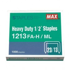 Max 1213FA-H Heavy Duty 1/2"  Staples (23/13)