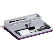 DURABLE Varicolor Smart Office Desk Organiser - Grey/Purple